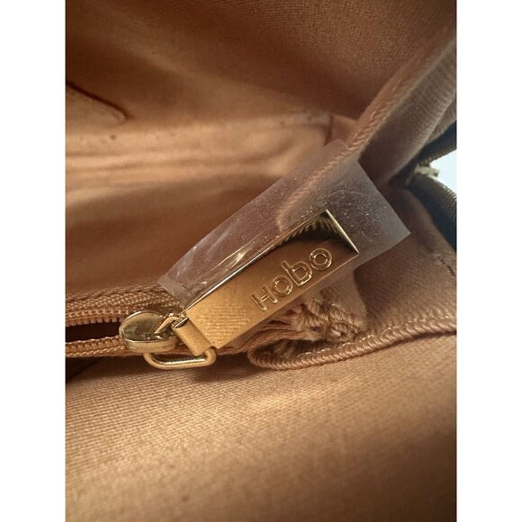 Hobo The Original Brown Leopard Cheetah Print Leather Purse Handbag Bag - Picture 9 of 13